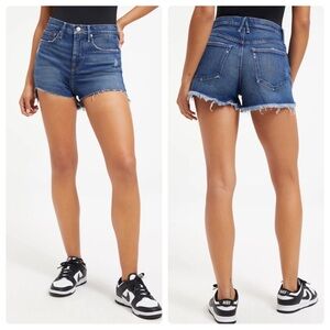 GOOD AMERICAN Good 90s Denim Shorts Size 6
